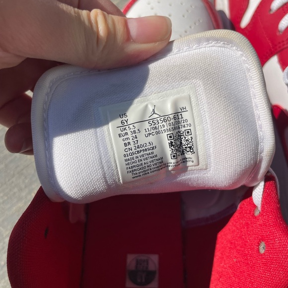 Air Jordan 1 Lows Gym red white - Picture 5 of 9